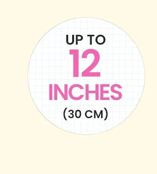 Up To 12 inches