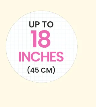 Up To 18 inches