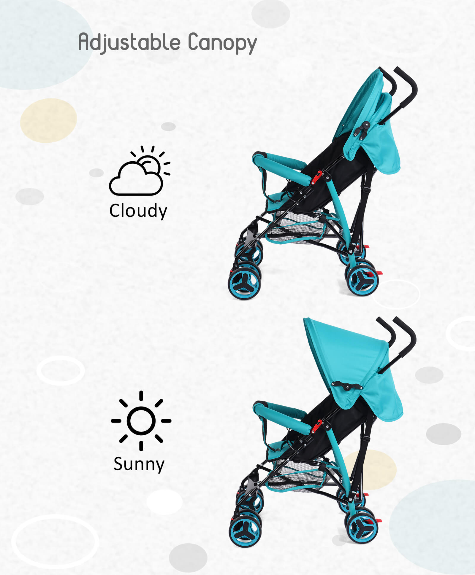 Babyhug agile cheap baby stroller