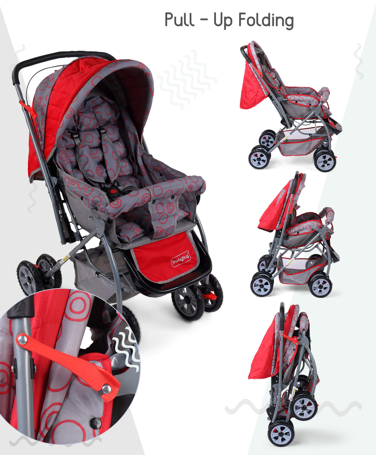 Babyhug cosy best sale cosmo stroller