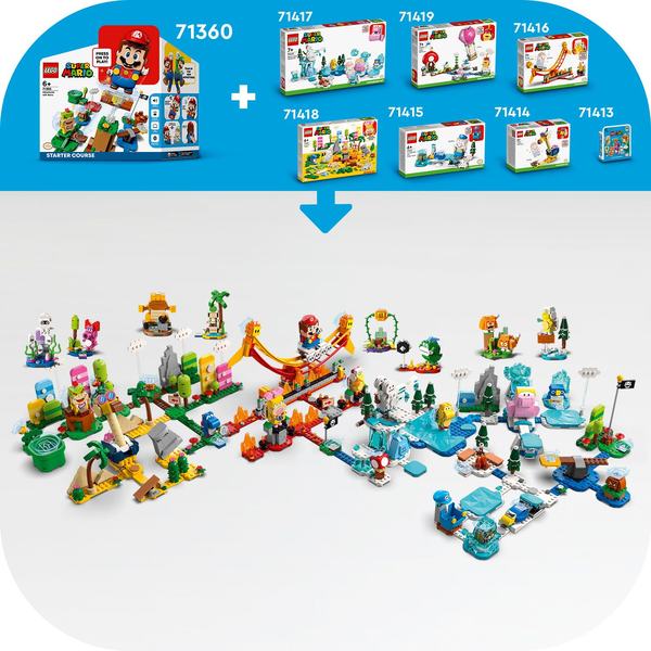 Combines with other LEGO® Super Mario™ sets