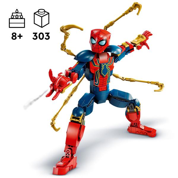 Dynamic action with Iron Spider-Man