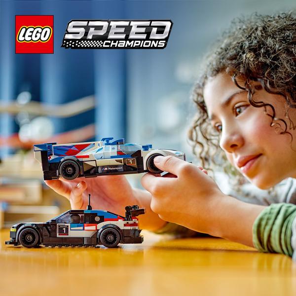 LEGO® building set with 2 BMW Race Cars