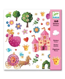 Djeco Princess Marguerite Stickers - Pink