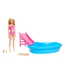 Barbie Pool with Doll - 29.2 cm