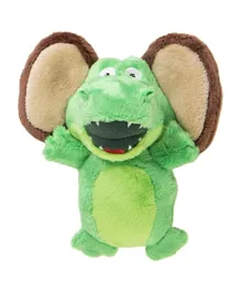 goDog Silent Squeak Flips Gator Monkey with Chew Guard Technology Plush Dog Toy - Small