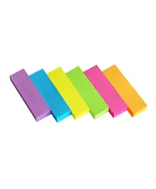 SADAF Flag Shaped Sticky Notes - Vibrant Colors, Repositionable, 25pcs Adhesive Flags for Kids & Adults