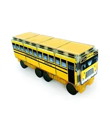 Magna-Tiles Magnetic Toys 123 School Bus Construction Set - 30 Pieces