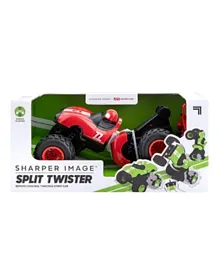 Sharper Image Toy RC Split Twister Wireless Remote-Control Stunt Car with 360 Degree Movement