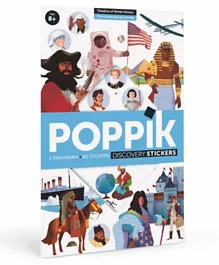 Poppik Sticker Poster Discovery - Timeline of World History