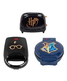 Uncanny Brands Harry Potter Breakfast  Appliances Combo Set HP-KA-CMB-1 - Black and Blue