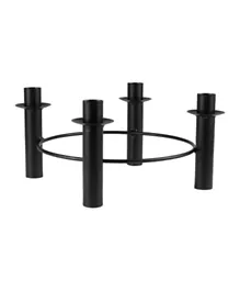 Ginger Ray Round Candle Holder - Black