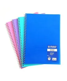 Maxi Wire-O-Colored Polypropylene Notebook A5 - 80 Sheets