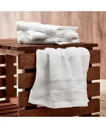 Homebox Air Rich Face Towel Set 4 Pieces - White