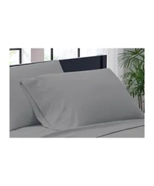 PAN Home Solicity Pillow Case Set Grey - 2 Pieces