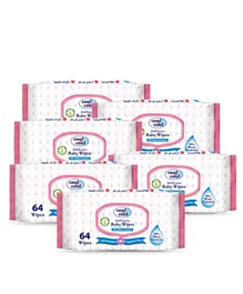 Cool & Cool Baby Wipes Pack of 6 - 384 Pieces