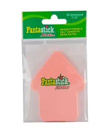 Fantastick Fluorescent Arrow Stick Notes - Pink