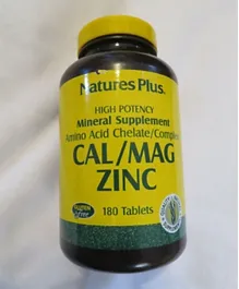 Nature's Plus Cal/Mag Zinc Mineral Supplement - 180 Tablets