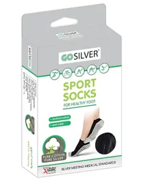 Go Silver Sport Socks - Black