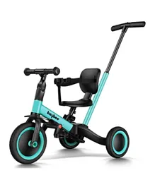 بايبي - دراجة هوائية 5 في 1 للأطفال مع مقبض للوالدين - أخضر