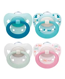 NUK Signature Silicone Soother Pack of 2 - Assorted