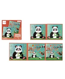Scratch Europe Magnetic Puzzle Book To Go Panda Set - 20 Pieces