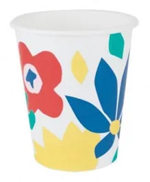 My Little Day Tropical Flowers Cups - 8 Pieces