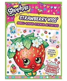 Shopkins Strawberry Kiss' Smellicious Scented Activity Book With Stickers - English