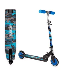 Bopster 2 Wheeled Folding Scooter Blue Camo  - Assorted