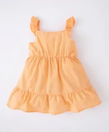 ديفاكتو فستان بطول الركبة - برتقالي