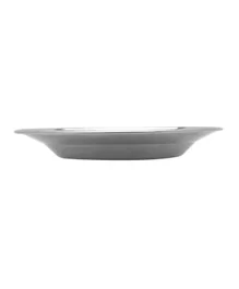 Raj Stainless Steel Soup Plate - Silver