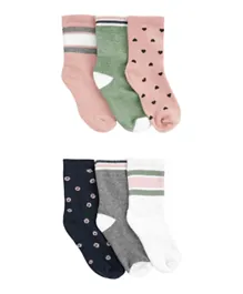 Carter's 6 Pack Comfy Fit Socks - Multicolor