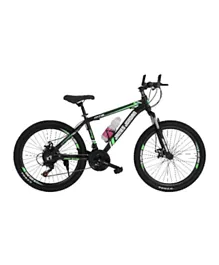 MYTS JNJ Sports Kids Bicycle With Basket Black Green - 61 cm