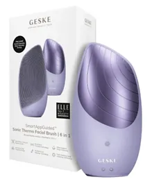 GESKE Sonic Thermo 6 In 1 Facial Brush - Purple