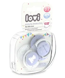 Lovi Dynamic My Little Love 2 Piece Silicone Soother