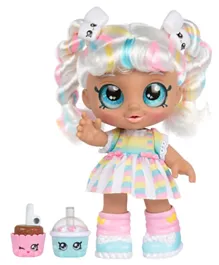 Kindi Kids S1 Toddler Doll Snack Time Fun Marshamello - White Pink