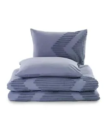 PAN Home Hudson 3 Piece Comforter Set - Grey