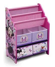 Delta Children Minnie Mouse Toy and Book Organizer