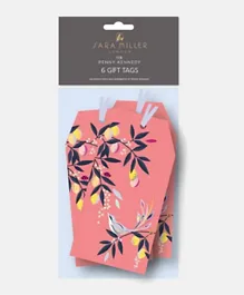 Penny Kennedy Sara Miller Coral Orchard Tag Mixed Designs  - Pack of 6 Tags