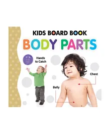 Kids Board Book of Body Parts - English