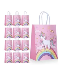 ESSEN Unicorn Gift Bags - 12 Pieces