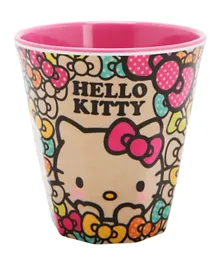 Hello Kitty Melamine Tumbler Logo Printed Pink - 270ml