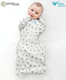 Love To Dream Stage 1 Super Star Swaddle UP Bamboo Lite 0.2 TOG Small - Cream