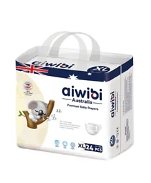 Aiwibi Premium Baby Diaper Size 5 - 24 Pieces