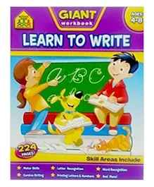 Wilco International Giant Workbook Learn To Write - 224 Pages
