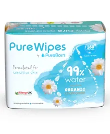 Pure Born Wipes Buy 2 Get 1 Free -180 Wipes