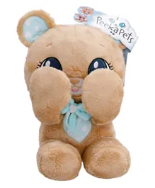 Eolo Peekapets Bear Stuffed Plush Soft Toy Brown - 30 cm