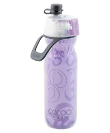 O2Cool Yoga Lilac Waves Collection Classic Elite Insulated Arctic squeeze Mist 'N Sip Water Bottle - 590ml