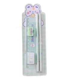Star Babies Stationery Set Green - 5 Pieces