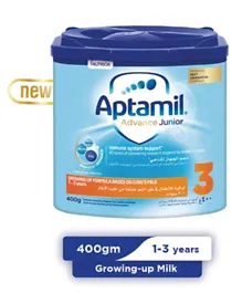 Aptamil Advance Junior 3 Next Generation Growing Up Formula from 1-3 years - 400g